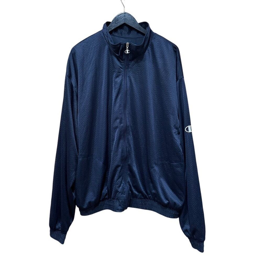 NFL Pro Line Men's Mesh Champion Track Jacket XL Navy Blue